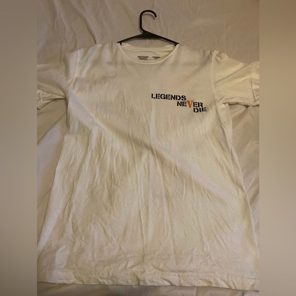 VLone unisex size small; white; hint of burnt orange